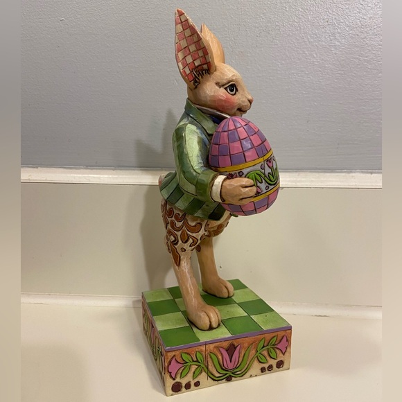 Jim Shore Easter Rabbit with Egg - Picture 2 of 8